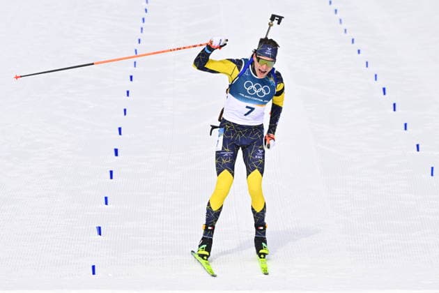 ANTERSELVA, ITALY 20260215 Martin Ponsiluoma at the start of the men s 12.5 km pursuit start in biathlon in Anterselva during the Winter Olympics in Milan Cortina, Italy. *** The image is included in the SPORTS PACKAGE. For others PAID IMAGE ** ANTERSELVA ITALY x10030x *** ANTERSELVA, ITALY 20260215 Martin Ponsiluoma at the start of the men s 12 5 km pursuit start in biathlon in Anterselva during the Winter Olympics in Milan Cortina, Italy The image is included in the SPORTS PACKAGE For others PAID IMAGE ANTERSELVA ITALY x10030x  Copyright: xJonasxEkströmer TTx 2026 OLYMPICS BIENBALL SHOOT MEN S PURSUE START
