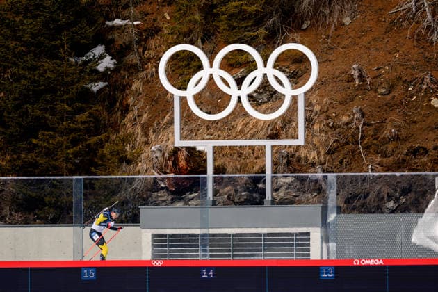 260215 Martin Ponsiluoma of Sweden competes in men s biathlon 12,5 km pursuit during day 9 of the 2026 Winter Olympics on February 15, 2026 in Anterselva. Photo: Jon Olav Nesvold BILDBYRAN COP 217 MB1329 skidskytte biathlon skiskyting Olympic Games, Olympische Spiele, Olympia, OS olympics winter olympics os ol olympiska spel vinter-os olympiske leker milano cortina 2026 milan cortina 2026 milano cortina 2026 olympic games milano cortina 2026 winter olympic games milano cortina-os milano cortina-ol vinter-ol 9 bbeng pursuit jaktstart *** 260215 Martin Ponsiluoma of Sweden competes in men s biathlon 12,5 km pursuit during day 9 of the 2026 Winter Olympics on February 15, 2026 in Anterselva Photo Jon Olav Nesvold BILDBYRAN COP 217 MB1329 biathlon biathlon olympic games olympics winter olympics os ol olympiska spel vinter os olympiske leker milano cortina 2026 milan cortina 2026 milano cortina 2026 olympic games milano cortina 2026 winter olympic games milano cortina os milano cortina ol vinter ol 9 bbeng pursuit jaktstart  Copyright: JONxOLAVxNESVOLD BB260215JE045