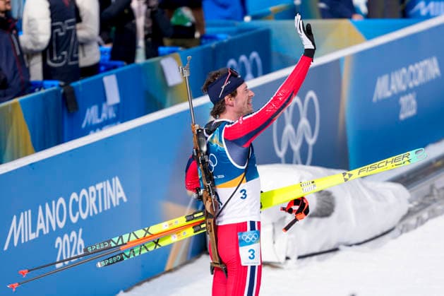 Winter Olympics in Milan Cortina 2026 Anterselva, Italy 20260215. Sturla Holm Laegreid from Norway during the 12.5 km pursuit start in biathlon at the Winter Olympics in Milano Cortina 2026. Photo: Heiko Junge NTB Anterselva Italy EDITORIAL USE ONLY. RESTRICTED USE FOR BETTING COMPANIES Ref:_SPONNiYjqSrnP8.jpg *** Winter Olympics in Milan Cortina 2026 Anterselva, Italy 20260215 Sturla Holm Laegreid from Norway during the 12 5 km pursuit start in biathlon at the Winter Olympics in Milan Cortina 2026 Photo Heiko Junge NTB Anterselva Italy EDITORIAL USE ONLY RESTRICTED USE FOR BETTING COMPANIES  Copyright: xHeikoxJungex xNTBx