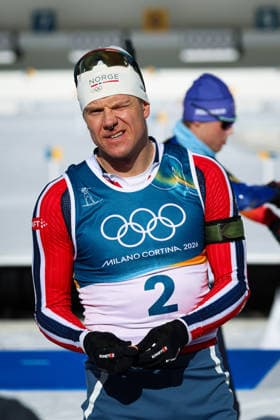 Antholz, Italien 15. Februar 2026: Biathlon Verfolgung Männer 12,5 km - Olympia 2026 Im Bild: Vetle Sjaastad Christiansen (NOR) Anterselva Biathlon Arena *** Antholz, Italy 15 February 2026 Biathlon Pursuit Men 12.5 km Olympic Games 2026 Pictured Vetle Sjaastad Christiansen NOR Anterselva Biathlon Arena Copyright: xFotostandx xHettichx