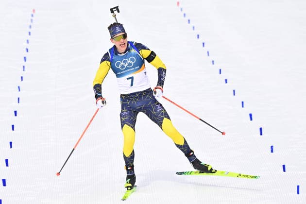 ANTERSELVA, ITALY 20260215 Martin Ponsiluoma at the start of the men s 12.5 km pursuit start in biathlon in Anterselva during the Winter Olympics in Milan Cortina, Italy. *** The image is included in the SPORTS PACKAGE. For others PAID IMAGE ** ANTERSELVA ITALY x10030x *** ANTERSELVA, ITALY 20260215 Martin Ponsiluoma at the start of the men s 12 5 km pursuit start in biathlon in Anterselva during the Winter Olympics in Milan Cortina, Italy The image is included in the SPORTS PACKAGE For others PAID IMAGE ANTERSELVA ITALY x10030x  Copyright: xJonasxEkströmer TTx 2026 OLYMPICS BIENBALL SHOOT MEN S PURSUE START