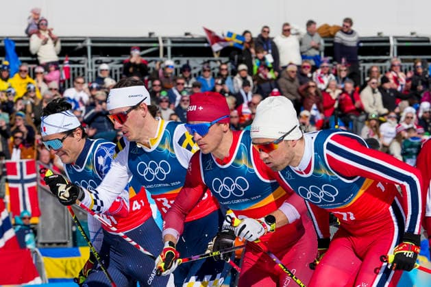 Winter Olympics in Milan Cortina 2026 Val di Fiemme, Italy 20260215. Emil Iversen from Norway during the men s cross-country skiing 4 x 7.5 km relay at Tesero CC-Stadium during the Winter Olympics in Milano Cortina 2026. Photo: Lise Aserud NTB Val di Fiemme Italy EDITORIAL USE ONLY. RESTRICTED USE FOR BETTING COMPANIES Ref:_SPOoYTrh8eghKM.jpg *** Winter Olympics in Milan Cortina 2026 Val di Fiemme, Italy 20260215 Emil Iversen from Norway during the men s cross country skiing 4 x 7 5 km relay at Tesero CC Stadium during the Winter Olympics in Milano Cortina 2026 Photo Lise Aserud NTB Val di Fiemme Italy EDITORIAL USE ONLY RESTRICTED USE FOR BETTING COMPANIES  Copyright: xLisexAserudx xNTBx