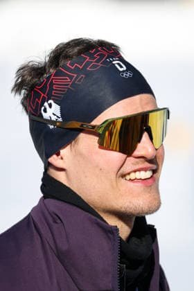 Antholz, Italien 15. Februar 2026: Biathlon Verfolgung Männer 12,5 km - Olympia 2026 Im Bild: Philipp Horn (GER) lächelnd Anterselva Biathlon Arena *** Antholz, Italy 15 February 2026 Biathlon Pursuit Men 12.5 km Olympia 2026 In the picture Philipp Horn GER smiling Anterselva Biathlon Arena Copyright: xFotostandx xHettichx