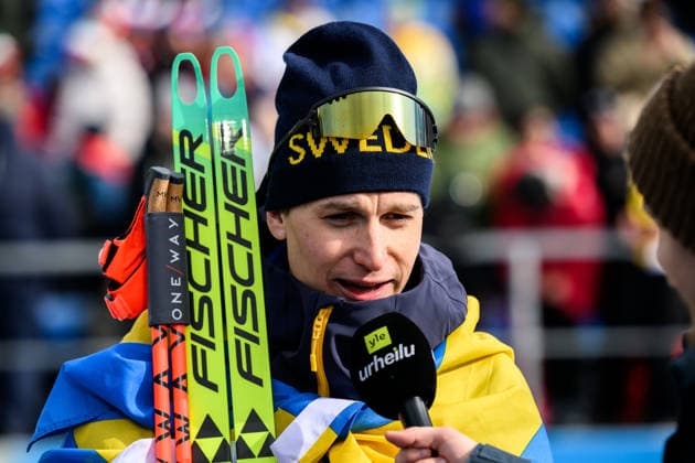 260215 Gold medalist Martin Ponsiluoma of Sweden in the mixed zone after the men s biathlon 12,5 km pursuit during day 9 of the 2026 Winter Olympics on February 15, 2026 in Anterselva. Photo: Mathias Bergeld BILDBYRAN kod MB MB1329 skidskytte biathlon skiskyting Olympic Games, Olympische Spiele, Olympia, OS olympics winter olympics os ol olympiska spel vinter-os olympiske leker milano cortina 2026 milan cortina 2026 milano cortina 2026 olympic games milano cortina 2026 winter olympic games milano cortina-os milano cortina-ol vinter-ol 9 bbeng pursuit jaktstart *** 260215 Gold medalist Martin Ponsiluoma of Sweden in the mixed zone after the men s biathlon 12,5 km pursuit during day 9 of the 2026 Winter Olympics on February 15, 2026 in Anterselva Photo Mathias Bergeld BILDBYRAN code MB MB1329 biathlon biathlon olympic games olympics olympics winter olympics os ol olympiska spel vinter os olympiske leker milano cortina 2026 milan cortina 2026 milano cortina 2026 olympic games milano cortina 2026 winter olympic games milano cortina os milano cortina ol winter ol 9 bbeng pursuit jaktstart  Copyright: MATHIASxBERGELD BB260215MB039