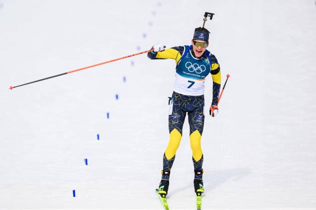 260215 Martin Ponsiluoma of Sweden celebrates winning golf in men s biathlon 12,5 km pursuit during day 9 of the 2026 Winter Olympics on February 15, 2026 in Anterselva. Photo: Jon Olav Nesvold BILDBYRAN COP 217 MB1329 skidskytte biathlon skiskyting Olympic Games, Olympische Spiele, Olympia, OS olympics winter olympics os ol olympiska spel vinter-os olympiske leker milano cortina 2026 milan cortina 2026 milano cortina 2026 olympic games milano cortina 2026 winter olympic games milano cortina-os milano cortina-ol vinter-ol 9 bbeng pursuit jaktstart jubel *** 260215 Martin Ponsiluoma of Sweden celebrates winning golf in men s biathlon 12,5 km pursuit during day 9 of the 2026 Winter Olympics on February 15, 2026 in Anterselva Photo Jon Olav Nesvold BILDBYRAN COP 217 MB1329 biathlon biathlon olympic games olympics olympics winter olympics os ol olympiska spel vinter os olympiske leker milano cortina 2026 milan cortina 2026 milan cortina 2026 olympic games milano cortina 2026 winter olympic games milano cortina os milano cortina ol winter ol 9 bbeng pursuit jaktstart jubel  Copyright: JONxOLAVxNESVOLD BB260215JE051