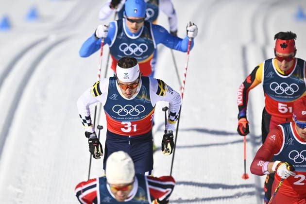 VAL DI FIEMME, ITALY 20260215 Sweden s Johan Häggström on the first leg of the men s 4 x 7.5 km relay during the Winter Olympics at the Tesero cross-country skiing stadium in Val di Fiemme, Italy. *** The image is included in the SPORTS PACKAGE. For others PAYMENT IMAGE *** VAL DI FIEMME ITALY x10430x *** VAL DI FIEMME, ITALY 20260215 Sweden s Johan Häggström on the first leg of the men s 4 x 7 5 km relay during the Winter Olympics at the Tesero cross country skiing stadium in Val di Fiemme, Italy The image is included in the SPORTS PACKAGE For others PAYMENT IMAGE VAL DI FIEMME ITALY x10430x  Copyright: xChristinexOlsson TTx 2026 OLYMPICS SKI RELAY MEN