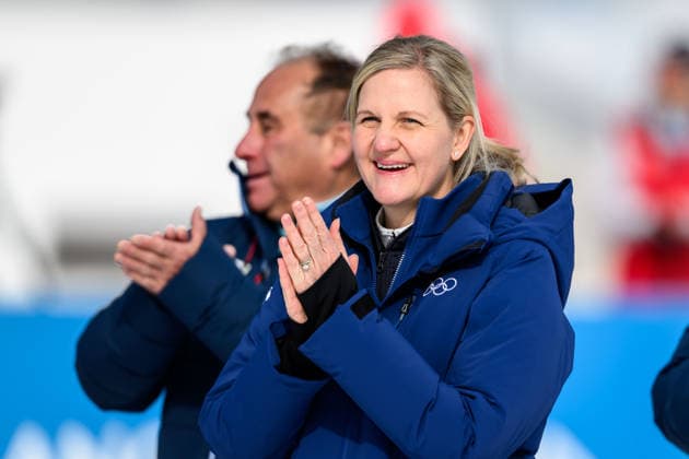 260215 IOC President Kirsty Coventry after men s biathlon 12,5 km pursuit during day 9 of the 2026 Winter Olympics on February 15, 2026 in Anterselva. Photo: Jon Olav Nesvold BILDBYRAN COP 217 MB1329 skidskytte biathlon skiskyting Olympic Games, Olympische Spiele, Olympia, OS olympics winter olympics os ol olympiska spel vinter-os olympiske leker milano cortina 2026 milan cortina 2026 milano cortina 2026 olympic games milano cortina 2026 winter olympic games milano cortina-os milano cortina-ol vinter-ol 9 bbeng pursuit jaktstart *** 260215 IOC President Kirsty Coventry after men s biathlon 12,5 km pursuit during day 9 of the 2026 Winter Olympics on February 15, 2026 in Anterselva Photo Jon Olav Nesvold BILDBYRAN COP 217 MB1329 biathlon biathlon olympic games olympics winter olympics os ol olympic games winter os olympic games milano cortina 2026 milan cortina 2026 milan cortina 2026 olympic games milano cortina 2026 winter olympic games milano cortina os milano cortina ol winter ol 9 bbeng pursuit jaktstart  Copyright: JONxOLAVxNESVOLD BB260215JE055