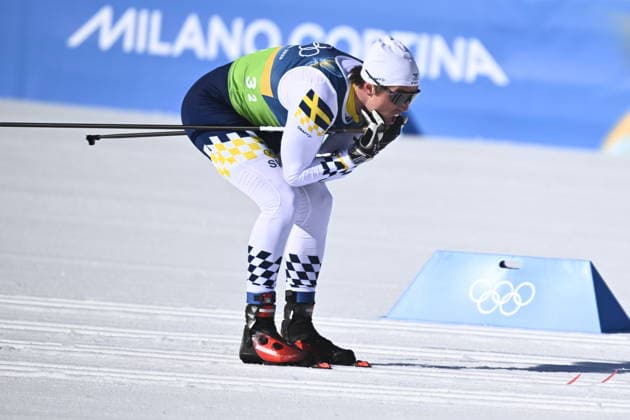 VAL DI FIEMME, ITALY 20260215 Sweden s Calle Halfvarsson during the second run of the men s 4 x 7.5 km relay during the Winter Olympics at the Tesero cross-country skiing stadium in Val di Fiemme, Italy. *** The image is included in the SPORTS PACKAGE. For others PAYMENT IMAGE *** VAL DI FIEMME ITALY x10430x *** VAL DI FIEMME, ITALY 20260215 Sweden s Calle Halfvarsson during the second run of the men s 4 x 7 5 km relay during the Winter Olympics at the Tesero cross country skiing stadium in Val di Fiemme, Italy The image is included in the SPORTS PACKAGE For others PAYMENT IMAGE VAL DI FIEMME ITALY x10430x  Copyright: xChristinexOlsson TTx 2026 OLYMPICS SKI RELAY MEN