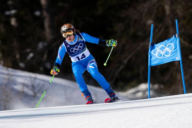 CORTINA, ITALY 20260215 Italy s Federica Brignone during the first run of the women s giant slalom during the Winter Olympics in Milan Cortina. CORTINA ITALY x10050x *** CORTINA, ITALY 20260215 Italy s Federica Brignone during the first run of the women s giant slalom during the Winter Olympics in Milan Cortina CORTINA ITALY x10050x  Copyright: xPontusxLundahl TTx 2026 OLYMPICS - ALPINE WOMEN S GIANT SLALOM