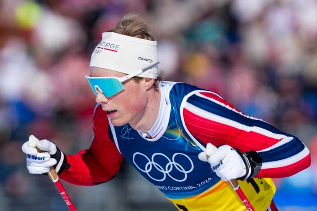 Winter Olympics in Milan Cortina 2026 Val di Fiemme, Italy 20260215. Einar Hedegart from Norway during the men s cross-country 4 x 7.5 km relay at Tesero CC-Stadium during the Winter Olympics in Milan Cortina 2026. Photo: Lise Aserud NTB Val di Fiemme Italy EDITORIAL USE ONLY. RESTRICTED USE FOR BETTING COMPANIES Ref:_SPOkX2B_E8657s.jpg *** Winter Olympics in Milan Cortina 2026 Val di Fiemme, Italy 20260215 Einar Hedegart from Norway during the men s cross country 4 x 7 5 km relay at Tesero CC Stadium during the Winter Olympics in Milan Cortina 2026 Photo Lise Aserud NTB Val di Fiemme Italy EDITORIAL USE ONLY RESTRICTED USE FOR BETTING COMPANIES  Copyright: xLisexAserudx xNTBx