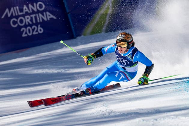 CORTINA, ITALY 20260215 Italy s Federica Brignone during the first run of the women s giant slalom during the Winter Olympics in Milan Cortina. CORTINA ITALY x10050x *** CORTINA, ITALY 20260215 Italy s Federica Brignone during the first run of the women s giant slalom during the Winter Olympics in Milan Cortina CORTINA ITALY x10050x  Copyright: xPontusxLundahl TTx 2026 OLYMPICS - ALPINE WOMEN S GIANT SLALOM