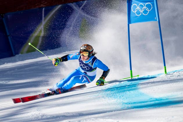 CORTINA, ITALY 20260215 Italy s Federica Brignone during the first run of the women s giant slalom during the Winter Olympics in Milan Cortina. CORTINA ITALY x10050x *** CORTINA, ITALY 20260215 Italy s Federica Brignone during the first run of the women s giant slalom during the Winter Olympics in Milan Cortina CORTINA ITALY x10050x  Copyright: xPontusxLundahl TTx 2026 OLYMPICS - ALPINE WOMEN S GIANT SLALOM
