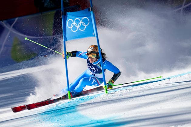 CORTINA, ITALY 20260215 Italy s Federica Brignone during the first run of the women s giant slalom during the Winter Olympics in Milan Cortina. CORTINA ITALY x10050x *** CORTINA, ITALY 20260215 Italy s Federica Brignone during the first run of the women s giant slalom during the Winter Olympics in Milan Cortina CORTINA ITALY x10050x  Copyright: xPontusxLundahl TTx 2026 OLYMPICS - ALPINE WOMEN S GIANT SLALOM