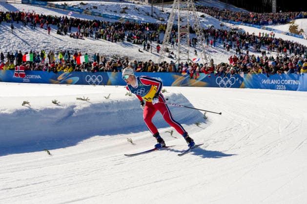 Winter Olympics in Milan Cortina 2026 Val di Fiemme, Italy 20260215. Einar Hedegart from Norway during the men s cross-country 4 x 7.5 km relay at Tesero CC-Stadium during the Winter Olympics in Milan Cortina 2026. Photo: Lise Aserud NTB Val di Fiemme Italy EDITORIAL USE ONLY. RESTRICTED USE FOR BETTING COMPANIES Ref:_SPOB7K6fkgOQxI.jpg *** Winter Olympics in Milan Cortina 2026 Val di Fiemme, Italy 20260215 Einar Hedegart from Norway during the men s cross country 4 x 7 5 km relay at Tesero CC Stadium during the Winter Olympics in Milan Cortina 2026 Photo Lise Aserud NTB Val di Fiemme Italy EDITORIAL USE ONLY RESTRICTED USE FOR BETTING COMPANIES  Copyright: xLisexAserudx xNTBx
