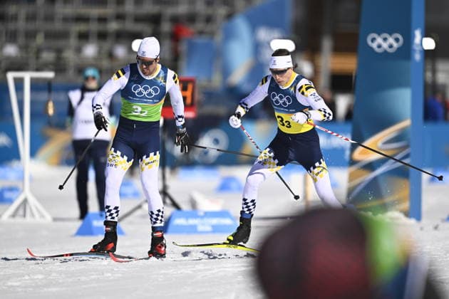 VAL DI FIEMME, ITALY 20260215 Sweden s Calle Halfvarsson during the second run of the men s 4 x 7.5 km relay during the Winter Olympics at the Tesero cross-country skiing stadium in Val di Fiemme, Italy. *** The image is included in the SPORTS PACKAGE. For others PAYMENT IMAGE *** VAL DI FIEMME ITALY x10430x *** VAL DI FIEMME, ITALY 20260215 Sweden s Calle Halfvarsson during the second run of the men s 4 x 7 5 km relay during the Winter Olympics at the Tesero cross country skiing stadium in Val di Fiemme, Italy The image is included in the SPORTS PACKAGE For others PAYMENT IMAGE VAL DI FIEMME ITALY x10430x  Copyright: xChristinexOlsson TTx 2026 OLYMPICS SKI RELAY MEN