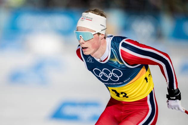 260215 Einar Hedegart of Norway competes in the men s 4 x 7.5km relay cross-country skiing race during day 9 of the 2026 Winter Olympics on February 15, 2026 in Val di Fiemme. Photo: Maxim Thore BILDBYRAN kod MT MT0983 skidor cross-country skiing langrenn Olympic Games, Olympische Spiele, Olympia, OS olympics winter olympics os ol olympiska spel vinter-os olympiske leker milano cortina 2026 milan cortina 2026 milano cortina 2026 olympic games milano cortina 2026 winter olympic games milano cortina-os milano cortina-ol vinter-ol 9 bbeng herr stafett norge *** 260215 Einar Hedegart of Norway competes in the men s 4 x 7 5km relay cross country skiing race during day 9 of the 2026 Winter Olympics on February 15, 2026 in Val di Fiemme Photo Maxim Thore BILDBYRAN kod MT MT0983 skidor cross country skiing langrenn olympic games olympics winter olympics os ol olympiska spel vinter os olympiske leker milano cortina 2026 milan cortina 2026 milano cortina 2026 olympic games milano cortina 2026 winter olympic games milano cortina os milano cortina ol vinter ol 9 bbeng herr relay norge  Copyright: MAXIMxTHORE BB260215MT037