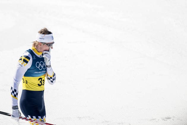 260215 William Poromaa of Sweden after competing in the men s 4 x 7.5km relay cross-country skiing race during day 9 of the 2026 Winter Olympics on February 15, 2026 in Val di Fiemme. Photo: Maxim Thore BILDBYRAN kod MT MT0983 skidor cross-country skiing langrenn Olympic Games, Olympische Spiele, Olympia, OS olympics winter olympics os ol olympiska spel vinter-os olympiske leker milano cortina 2026 milan cortina 2026 milano cortina 2026 olympic games milano cortina 2026 winter olympic games milano cortina-os milano cortina-ol vinter-ol 9 bbeng herr stafett sverige depp *** 260215 William Poromaa of Sweden after competing in the men s 4 x 7 5km relay cross country skiing race during day 9 of the 2026 Winter Olympics on February 15, 2026 in Val di Fiemme Photo Maxim Thore BILDBYRAN kod MT MT0983 skidor cross country skiing langrenn olympic games olympics winter olympics os ol olympiska spel vinter os olympiske leker milano cortina 2026 milan cortina 2026 milano cortina 2026 olympic games milano cortina 2026 winter olympic games milano cortina os milano cortina ol vinter ol 9 bbeng herr relay sverige depp  Copyright: MAXIMxTHORE BB260215MT057