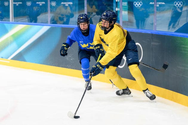 260215 Lisa Johansson and Josefin Bouveng of Sweden at an Ice hockey, Eishockey practice session during day 9 of the 2026 Winter Olympics on February 15, 2026 in Milan. Photo: Emma Wallskog BILDBYRAN kod EW EW0636 ishockey ice hockey Olympic Games, Olympische Spiele, Olympia, OS olympics winter olympics os ol olympiska spel vinter-os olympiske leker milano cortina 2026 milan cortina 2026 milano cortina 2026 olympic games milano cortina 2026 winter olympic games milano cortina-os milano cortina-ol vinter-ol 9 bbeng dam sverige sweden *** 260215 Lisa Johansson and Josefin Bouveng of Sweden at an ice hockey practice session during day 9 of the 2026 Winter Olympics on February 15, 2026 in Milan Photo Emma Wallskog BILDBYRAN kod EW EW0636 ishockey ice hockey olympic games olympics winter olympics os ol olympiska spel vinter os olympiske leker milano cortina 2026 milan cortina 2026 milano cortina 2026 olympic games milano cortina 2026 winter olympic games milano cortina os milano cortina ol vinter ol 9 bbeng dam sverige sweden  Copyright: EMMAxWALLSKOG BB260215EW008