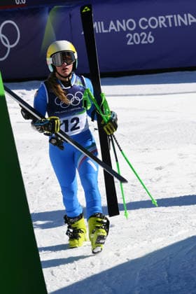 CORTINA, MICO OLYMPICS 2026, WOMEN S GIANT SLALOM, FIRST RUN, PHOTO: LARA DELLA MEA  Copyright: xFrancescaxViecelix xipa-agency.netx xFrancescaxViecelix IPA_Agency_IPA71544633