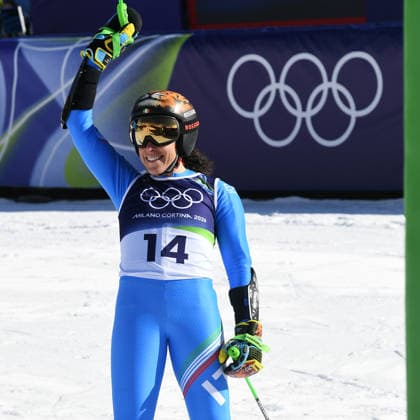 CORTINA, MICO 2026 OLYMPICS, WOMEN S GIANT SLALOM, FIRST RUN, PICTURED: FEDERICA BRIGNONE  Copyright: xFrancescaxViecelix xipa-agency.netx xFrancescaxViecelix IPA_Agency_IPA71544638