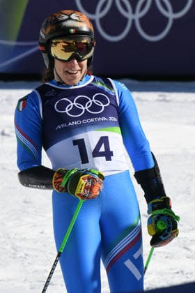CORTINA, MICO 2026 OLYMPICS, WOMEN S GIANT SLALOM, FIRST RUN, PICTURED: FEDERICA BRIGNONE  Copyright: xFrancescaxViecelix xipa-agency.netx xFrancescaxViecelix IPA_Agency_IPA71544650
