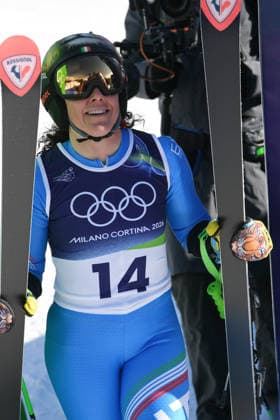 CORTINA, MICO 2026 OLYMPICS, WOMEN S GIANT SLALOM, FIRST RUN, PICTURED: FEDERICA BRIGNONE  Copyright: xFrancescaxViecelix xipa-agency.netx xFrancescaxViecelix IPA_Agency_IPA71544663