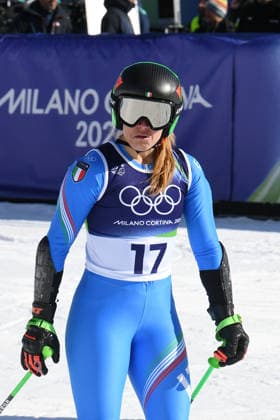 CORTINA, MICO OLYMPICS 2026, WOMEN S GIANT SLALOM, FIRST RUN, PHOTO: SOFIA GOGGIA  Copyright: xFrancescaxViecelix xipa-agency.netx xFrancescaxViecelix IPA_Agency_IPA71544681