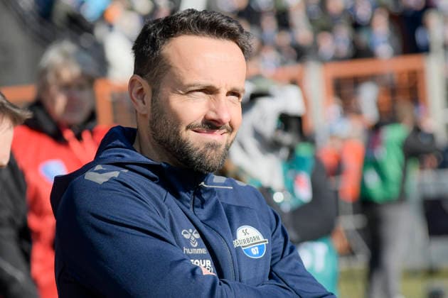 Ralf Kettemann (Paderborn) Mimik starker Gesichtsausdruck Emotion. 15.02.2026 Fussball VfL Bochum vs SC Paderborn, Vonovia Ruhrstadion, Bochum, DFB DFL REGULATIONS PROHIBIT ANY USE OF PHOTOGRAPHS AS IMAGE SEQUENCES AND OR QUASI-VIDEO