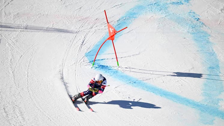 OLYMPICS - Winter Olympic Games, Olympische Spiele, Olympia, OS Milano Cortina 2026 CORTINA D AMPEZZO,ITALY,15.FEB.26 - OLYMPICS, ALPINE SKIING - Winter Olympic Games Milano Cortina 2026, giant slalom, women.. Image shows Nina O Brien (USA).  GEPAxpictures xAlexanderxSolc