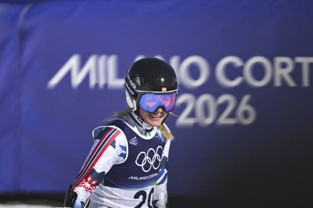 CORTINA, ITALY 20260215 Kajsa Vickhoff Lie, Norway, in the finish area after finishing the second run of the women s giant slalom in Cortina during the Winter Olympics in Milan Cortina, Italy. *** The image is included in the SPORTS PACKAGE. For others PAYMENT IMAGE *** CORTINA ITALY x10050x *** CORTINA, ITALY 20260215 Kajsa Vickhoff Lie, Norway, in the finish area after finishing the second run of the women s giant slalom in Cortina during the Winter Olympics in Milan Cortina, Italy The image is included in the SPORTS PACKAGE For others PAYMENT IMAGE CORTINA ITALY x10050x  Copyright: xPontusxLundahl TTx 2026 OLYMPICS ALPINE GIAN SLALOM WOMEN