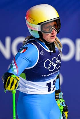 OLYMPICS - Winter Olympic Games, Olympische Spiele, Olympia, OS Milano Cortina 2026 CORTINA D AMPEZZO,ITALY,15.FEB.26 - OLYMPICS, ALPINE SKIING - Winter Olympic Games Milano Cortina 2026, giant slalom, women.. Image shows Lara Della Mea (ITA).  GEPAxpictures xAlexanderxSolc