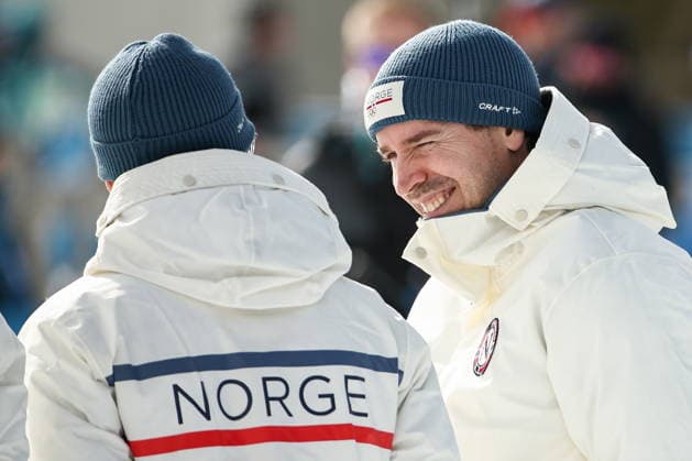 ITALY, RASUN-ANTHOLZ - FEBRUARY 15, 2026: Biathletes of Norway, awarded bronze for the men s biathlon 4x7.5km relay at Sochi 2014, attend a medal reallocation ceremony. Mikhail Tereshchenko TASS  88747617