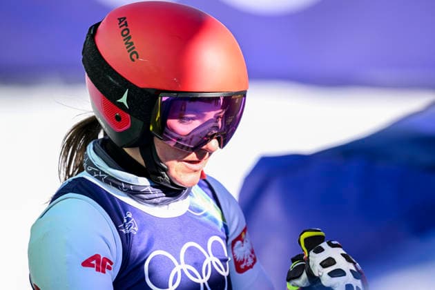 OLYMPICS - Winter Olympic Games, Olympische Spiele, Olympia, OS Milano Cortina 2026 CORTINA D AMPEZZO,ITALY,15.FEB.26 - OLYMPICS, ALPINE SKIING - Winter Olympic Games Milano Cortina 2026, giant slalom, women.. Image shows Maryna Gasienica Daniel (POL).  GEPAxpictures xAlexanderxSolc