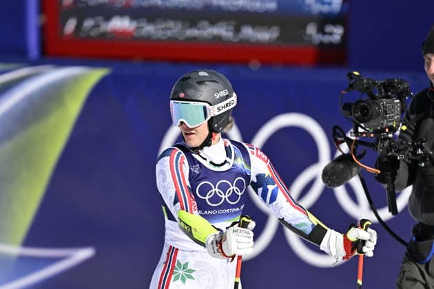 CORTINA, ITALIEN 20260215 Mina Fürst Holtmann, Norge, efter andra aket i damernas storslalom i Cortina under vinter-OS i Milano Cortina, Italien. *** Bilden ingar i SPORTPAKET. För övriga BETALBILD *** CORTINA ITALIEN x10050x *** CORTINA, ITALY 20260215 Mina Fürst Holtmann, Norway, after the second run in the womens giant slalom in Cortina during the Winter Olympics in Milan Cortina, Italy The picture is in the SPORT PACKAGE For others PAY PICTURE CORTINA ITALY x10050x  Copyright: xPontusxLundahl TTx OS 2026 ALPINT STORSLALOM DAMER