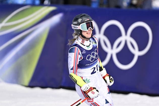 CORTINA, ITALY 20260215 Mina Fürst Holtmann, Norway, after the second run of the women s giant slalom in Cortina during the Winter Olympics in Milan Cortina, Italy. *** The image is included in the SPORTS PACKAGE. For others PAYMENT IMAGE *** CORTINA ITALY x10050x *** CORTINA, ITALY 20260215 Mina Fürst Holtmann, Norway, after the second run of the women s giant slalom in Cortina during the Winter Olympics in Milan Cortina, Italy The image is included in the SPORTS PACKAGE For others PAYMENT IMAGE CORTINA ITALY x10050x  Copyright: xPontusxLundahl TTx 2026 OLYMPICS ALPINE GIANT SLALOM WOMEN