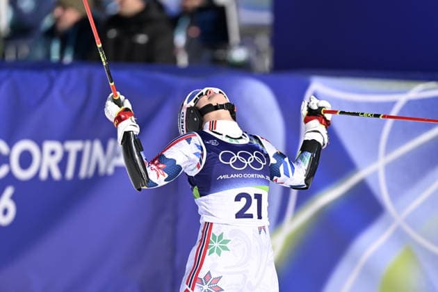 CORTINA, ITALY 20260215 Mina Fürst Holtmann, Norway, after the second run of the women s giant slalom in Cortina during the Winter Olympics in Milan Cortina, Italy. *** The image is included in the SPORTS PACKAGE. For others PAYMENT IMAGE *** CORTINA ITALY x10050x *** CORTINA, ITALY 20260215 Mina Fürst Holtmann, Norway, after the second run of the women s giant slalom in Cortina during the Winter Olympics in Milan Cortina, Italy The image is included in the SPORTS PACKAGE For others PAYMENT IMAGE CORTINA ITALY x10050x  Copyright: xPontusxLundahl TTx 2026 OLYMPICS ALPINE GIAN SLALOM WOMEN