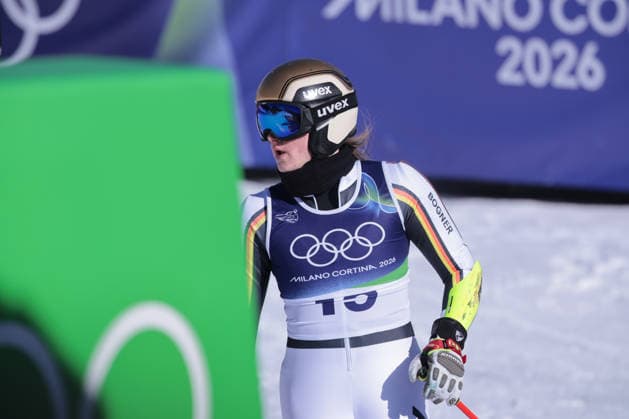 Emma Aicher (GER) during Olympic Winter games, Winterspiele,Spiele, Summer games Milano-Cortina 2026, Alpine Skiing Women s Giant Slalom on February 15, 2026 at Tofane Alpine Skiing Centre in Cortina d Ampezzo, Italy  Copyright: xLucianoxMariaxBisi IPAxSportx xipa-agency.netx xx IPA_71548350 IPA_Agency_IPA71548350