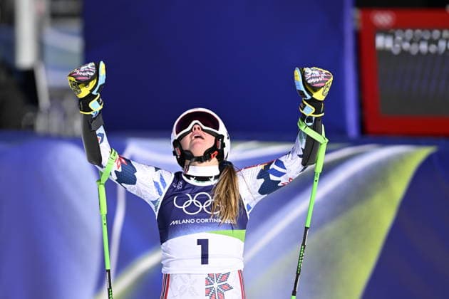 CORTINA, ITALIEN 20260215 Thea Louise Stjernesund, Norge, i malomradet efter andra aket i damernas storslalom i Cortina under vinter-OS i Milano Cortina, Italien. *** Bilden ingar i SPORTPAKET. För övriga BETALBILD *** CORTINA ITALIEN x10050x *** CORTINA, ITALY 20260215 Thea Louise Stjernesund, Norway, in the run-up to the second run in the womens giant slalom in Cortina during the Winter Olympics in Milan Cortina, Italy Picture in SPORT PACKAGE For others PAY PICTURE CORTINA ITALY x10050x  Copyright: xPontusxLundahl TTx OS 2026 ALPINT STORSLALOM DAMER