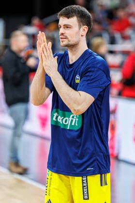 Jonas Mattisseck (ALBA Berlin, 09), Einzelbild, Einzelfoto, Portrait, Portraet, Aufwaermen, warm up, vor Spielbeginn, BMA365 Bamberg Baskets vs. ALBA Berlin, Basketball, easyCredit BBL, 20. Spieltag, 15.02.2026 BMA365 Bamberg Baskets vs. ALBA Berlin, Basketball, easyCredit BBL, 20. Spieltag, 15.02.2026 Bamberg Copyright: xEibner-Pressefoto G.xSantemizx EP_EER