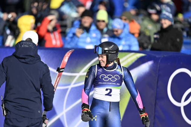 CORTINA, ITALY 20260215 Sweden s Sara Hector after the second run of the women s giant slalom in Cortina during the Winter Olympics in Milan Cortina, Italy. *** The image is included in the SPORTS PACKAGE. For others PAYMENT IMAGE *** CORTINA ITALY x10050x *** CORTINA, ITALY 20260215 Sweden s Sara Hector after the second run of the women s giant slalom in Cortina during the Winter Olympics in Milan Cortina, Italy The image is included in the SPORTS PACKAGE For others PAYMENT IMAGE CORTINA ITALY x10050x  Copyright: xPontusxLundahl TTx 2026 OLYMPICS ALPINE GIANT SLALOM WOMEN