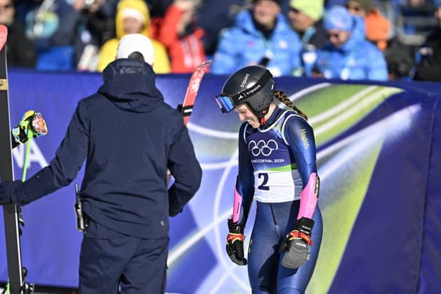 CORTINA, ITALY 20260215 Sweden s Sara Hector after the second run of the women s giant slalom in Cortina during the Winter Olympics in Milan Cortina, Italy. *** The image is included in the SPORTS PACKAGE. For others PAYMENT IMAGE *** CORTINA ITALY x10050x *** CORTINA, ITALY 20260215 Sweden s Sara Hector after the second run of the women s giant slalom in Cortina during the Winter Olympics in Milan Cortina, Italy The image is included in the SPORTS PACKAGE For others PAYMENT IMAGE CORTINA ITALY x10050x  Copyright: xPontusxLundahl TTx 2026 OLYMPICS ALPINE GIAN SLALOM WOMEN