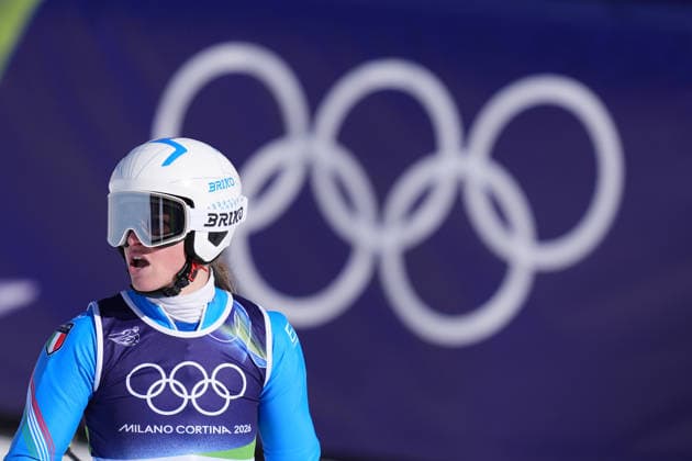 Italy s Asja Zenere during Alpine Skiing Women s Giant Slalom at the Milano Cortina 2026 Winter Olympics, in Cortina (Italy) February 15 , 2026 (Spada LaPresse)  Copyright: xSpada LaPressex