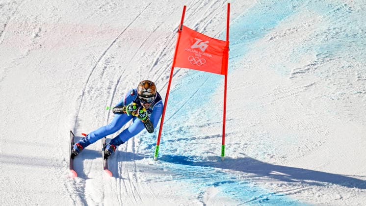 OLYMPICS - Winter Olympic Games, Olympische Spiele, Olympia, OS Milano Cortina 2026 CORTINA D AMPEZZO,ITALY,15.FEB.26 - OLYMPICS, ALPINE SKIING - Winter Olympic Games Milano Cortina 2026, giant slalom, women.. Image shows Federica Brignone (ITA).  GEPAxpictures xAlexanderxSolc