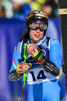 OLYMPICS - Winter Olympic Games, Olympische Spiele, Olympia, OS Milano Cortina 2026 CORTINA D AMPEZZO,ITALY,15.FEB.26 - OLYMPICS, ALPINE SKIING - Winter Olympic Games Milano Cortina 2026, giant slalom, women.. Image shows Federica Brignone (ITA).  GEPAxpictures xAlexanderxSolc
