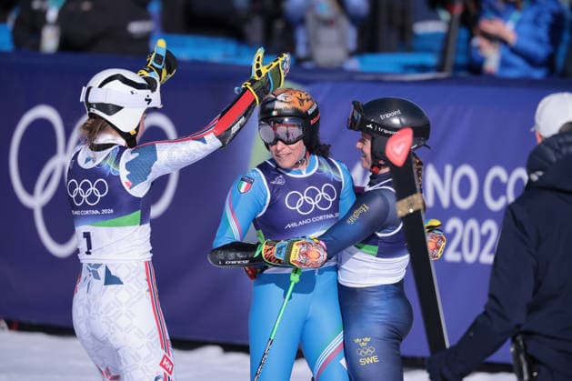 Federica Brignone (ITA) during Olympic Winter games, Winterspiele,Spiele, Summer games Milano-Cortina 2026, Alpine Skiing Women s Giant Slalom on February 15, 2026 at Tofane Alpine Skiing Centre in Cortina d Ampezzo, Italy  Copyright: xLucianoxMariaxBisi IPAxSportx xipa-agency.netx xx IPA_71549939 IPA_Agency_IPA71549939