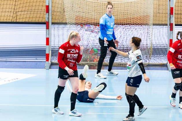 15.02.2026, GER, Handball, Frauen, Saison 2025 2026, EHF European League , Gruppenphase, Thueringer HC - Motherson Mosonmagyarovari KC Johanna Reichert (Thueringer HC,29) 99947 Bad Langensalza Salza Halle Sporthalle Mehrz Thüringen Deutschland