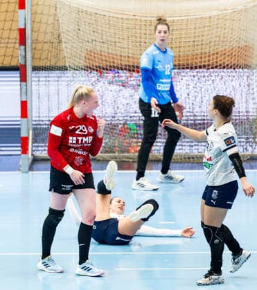 15.02.2026, GER, Handball, Frauen, Saison 2025 2026, EHF European League , Gruppenphase, Thueringer HC - Motherson Mosonmagyarovari KC Johanna Reichert (Thueringer HC,29) 99947 Bad Langensalza Salza Halle Sporthalle Mehrz Thüringen Deutschland
