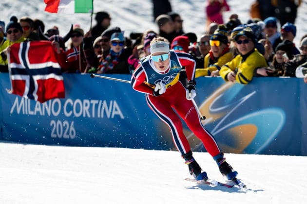 HEDEGART Einar (Norwegen), ITA, Olympische Spiele Milano Cortina 2026, Olympia, Langlauf 4 x 7,5 km Staffel Herren, 15.02.2026 ITA, Olympische Spiele Milano Cortina 2026, Olympia, Langlauf 4 x 7,5 km Staffel Herren, 15.02.2026 Tesero *** HEDEGART Einar Norway , ITA, Olympic Games Milano Cortina 2026, Olympia, cross-country skiing 4 x 7.5 km relay men, 15 02 2026 ITA, Olympic Games Milano Cortina 2026, Olympia, cross-country skiing 4 x 7.5 km relay men, 15 02 2026 Tesero Copyright: xEibner-Pressefoto Memmlerx EP_MMR