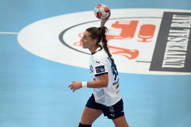Gabriella Toeth (Motherson Mosonmagyarovari KC, 96) GER, Thueringer HC gegen Motherson Mosonmagyarovari KC , Handball, EHF European League Women, Gruppen Phase , Saison 2025 2026, 15.02.2026 GER, Thueringer HC gegen Motherson Mosonmagyarovari KC , Handball, EHF European League Women, Gruppen Phase , Saison 2025 2026, 15.02.2026 Bad Langensalza Copyright: xEibner-Pressefoto MartinxHerbstx EP_MHT
