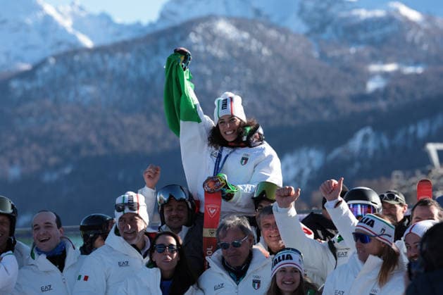 Federica Brignone (ITA) during Olympic Winter games, Winterspiele,Spiele, Summer games Milano-Cortina 2026, Alpine Skiing Women s Giant Slalom on February 15, 2026 at Tofane Alpine Skiing Centre in Cortina d Ampezzo, Italy  Copyright: xLucianoxMariaxBisi IPAxSportx xipa-agency.netx xx IPA_71553987 IPA_Agency_IPA71553987